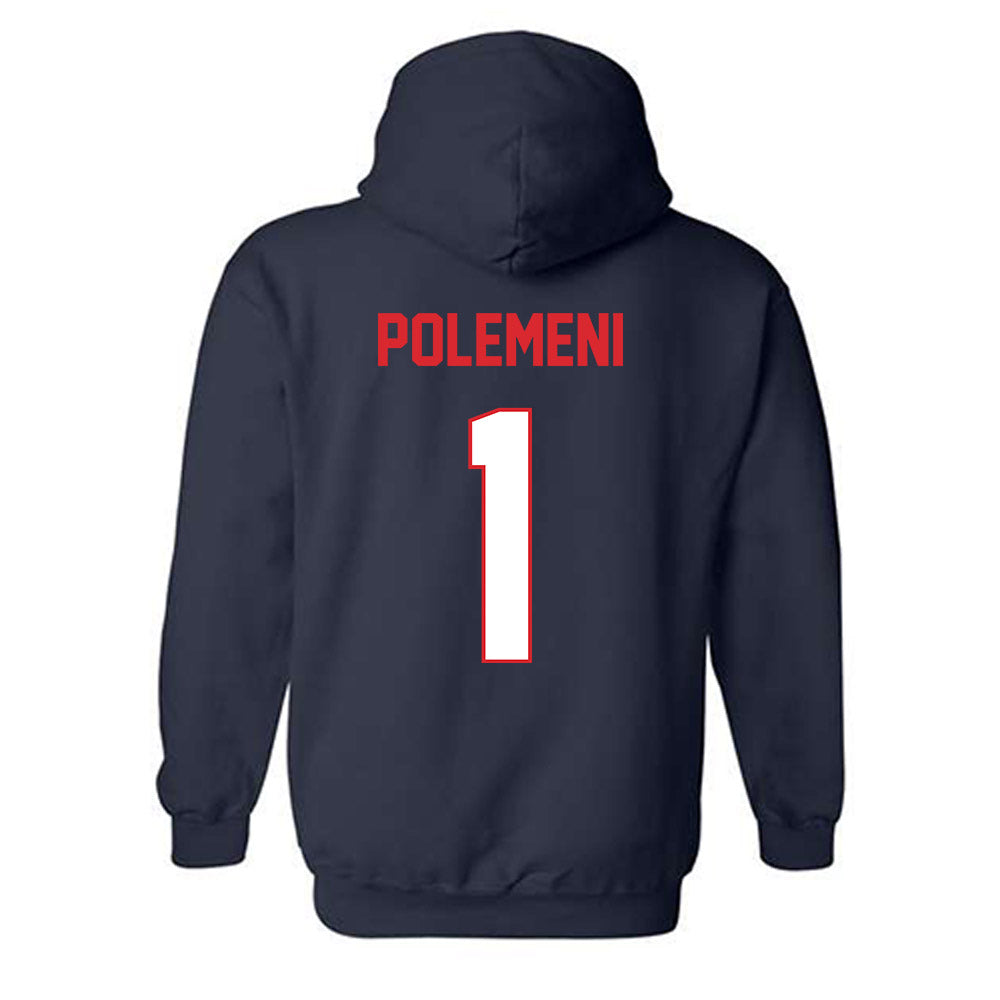 UConn - NCAA Baseball : Christopher Polemeni - Classic Shersey Hooded Sweatshirt-1