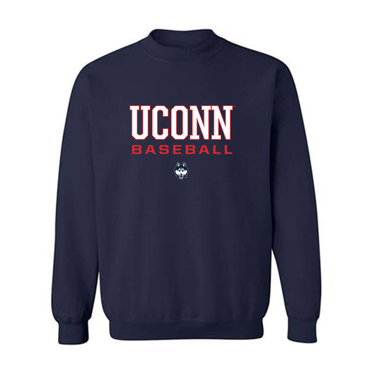 UConn - NCAA Baseball : Sam Hutchinson - Classic Shersey Crewneck Sweatshirt-0