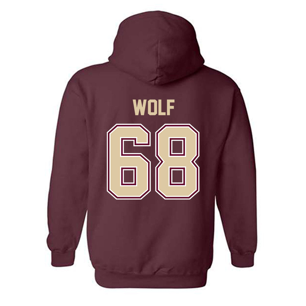 Boston College - NCAA Women's Volleyball : Milly Wolf - Classic Shersey Hooded Sweatshirt-1