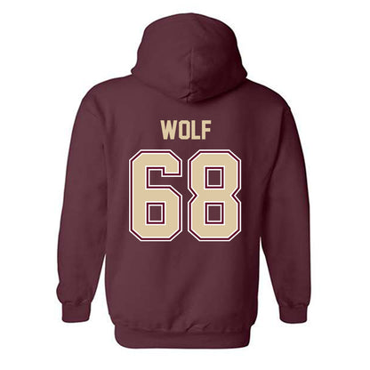 Boston College - NCAA Women's Volleyball : Milly Wolf - Classic Shersey Hooded Sweatshirt-1