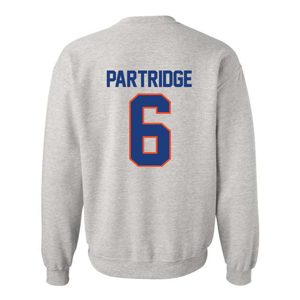 Florida - NCAA Baseball : Nic Partridge - Classic Shersey Crewneck Sweatshirt-1
