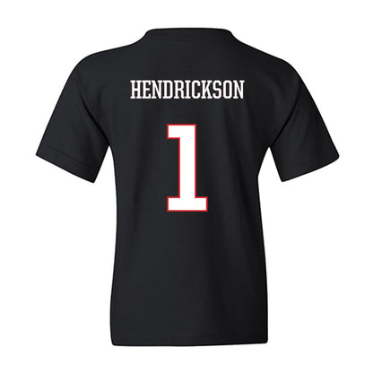 UConn - NCAA Men's Ice Hockey : Kam Hendrickson - Classic Shersey Youth T-Shirt-1