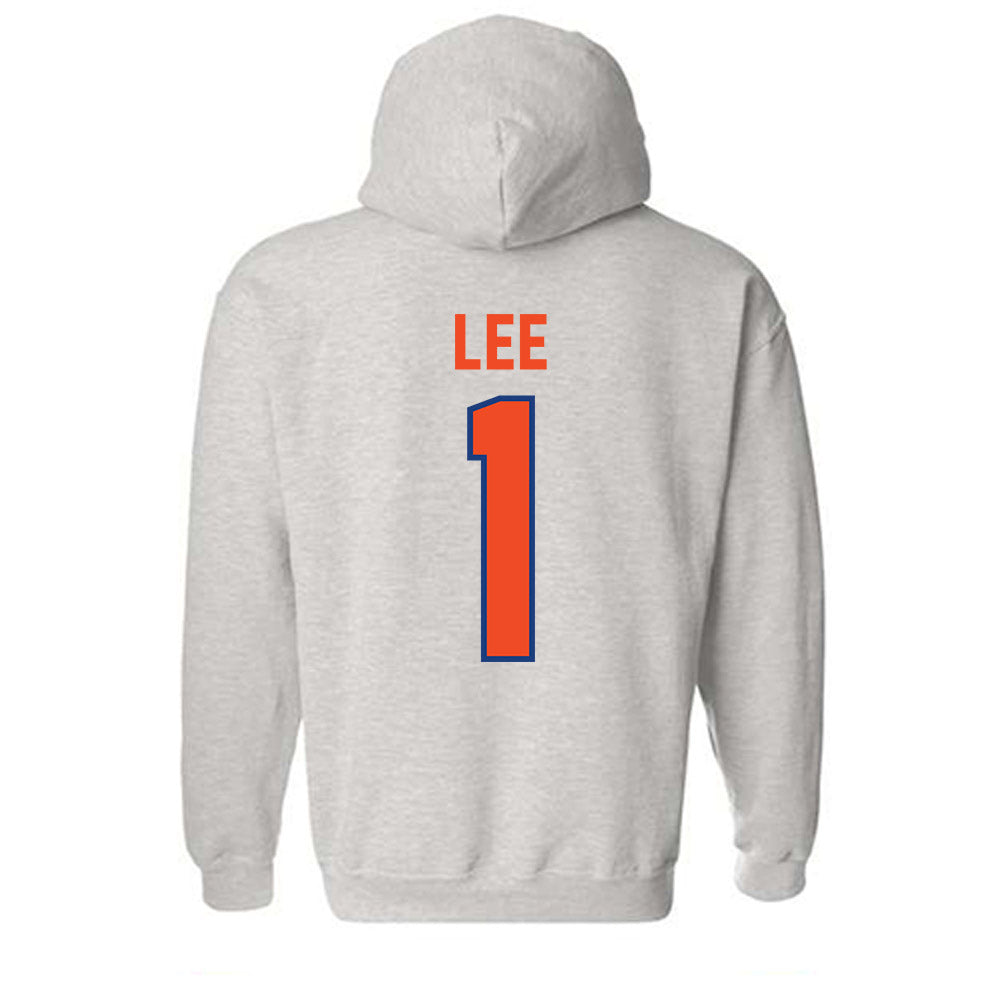 Florida - NCAA Men's Basketball : Xaivian Lee - Classic Shersey Hooded Sweatshirt-1