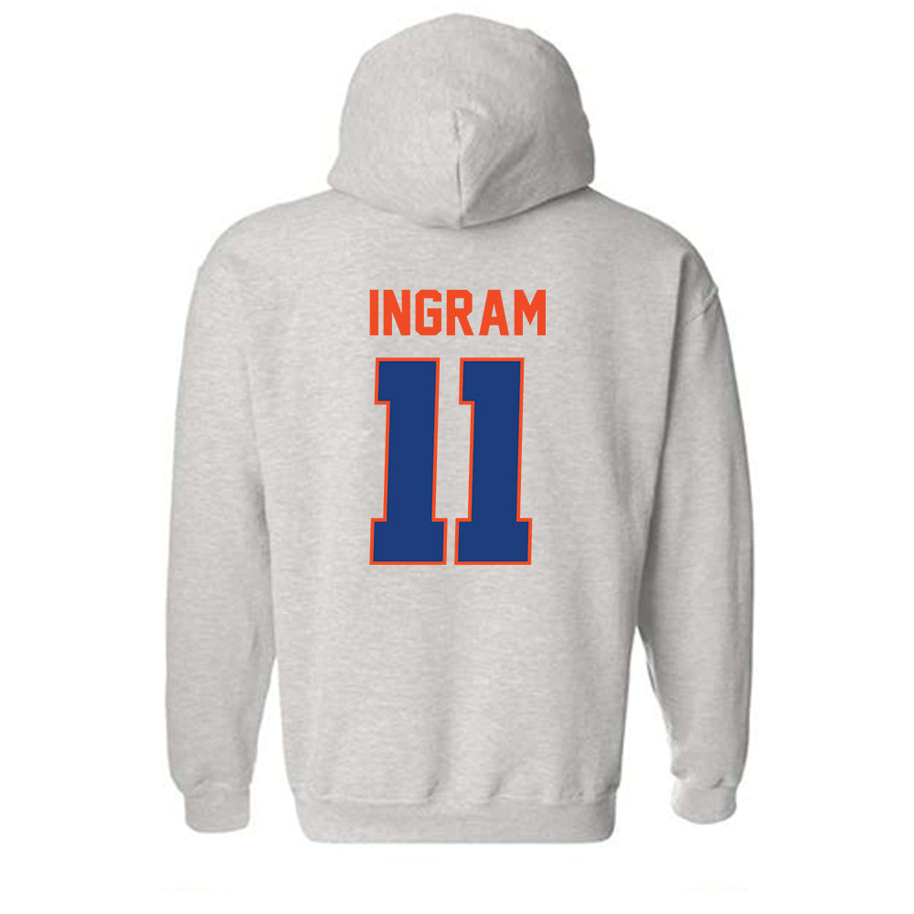 Florida - NCAA Men's Basketball : CJ Ingram - Classic Shersey Hooded Sweatshirt-1