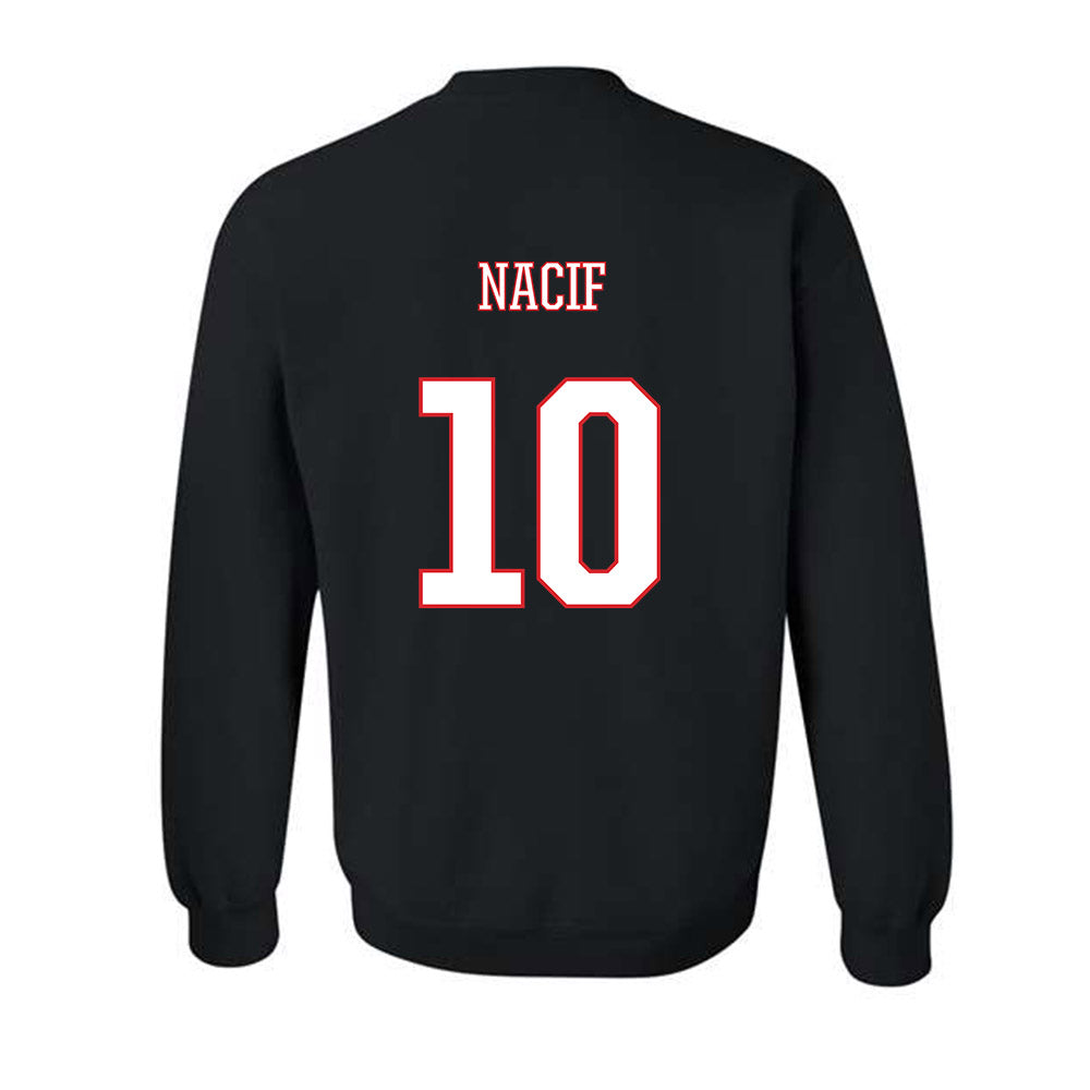 UConn - NCAA Men's Soccer : Rashid Nacif - Classic Shersey Crewneck Sweatshirt-1