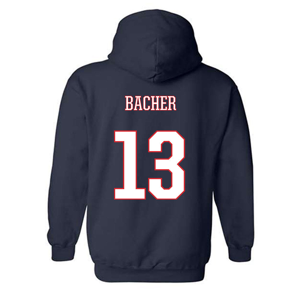 UConn - NCAA Softball : Alexandra Bacher - Classic Shersey Hooded Sweatshirt-1