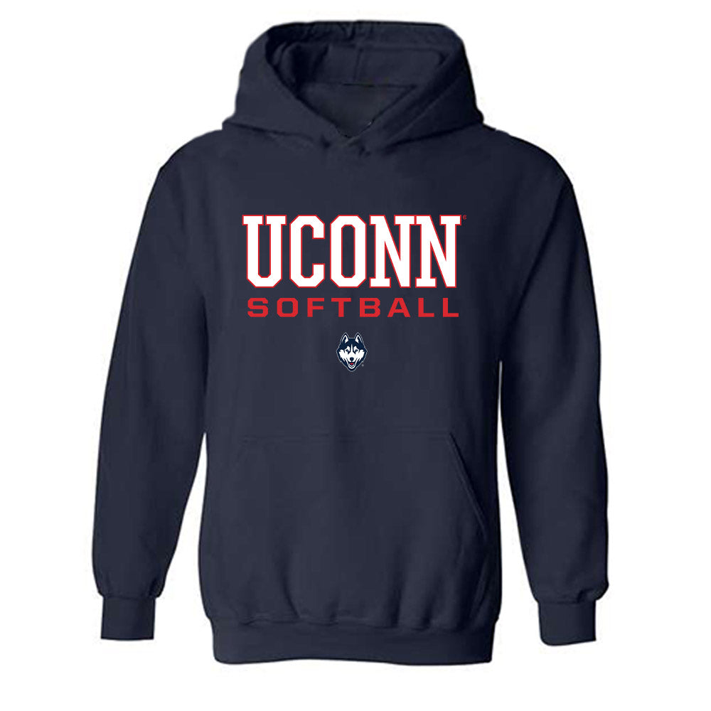 UConn - NCAA Softball : Hannah Evans - Classic Shersey Hooded Sweatshirt-0