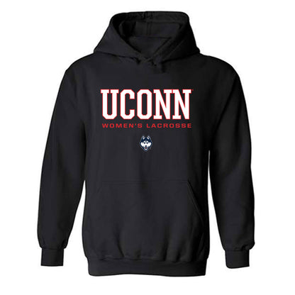 UConn - NCAA Women's Lacrosse : Emma Dacey - Classic Shersey Hooded Sweatshirt-0