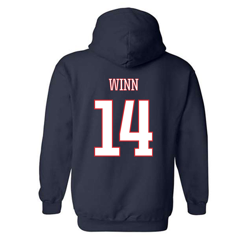 UConn - NCAA Women's Volleyball : Loren Winn - Classic Shersey Hooded Sweatshirt-1