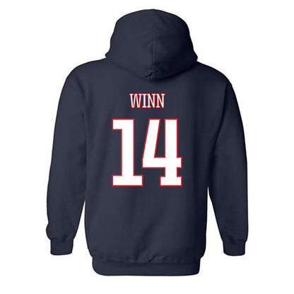 UConn - NCAA Women's Volleyball : Loren Winn - Classic Shersey Hooded Sweatshirt-1