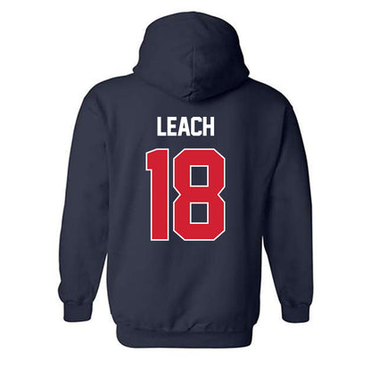 Gonzaga - NCAA Baseball : Bryson Leach - Classic Shersey Hooded Sweatshirt-1