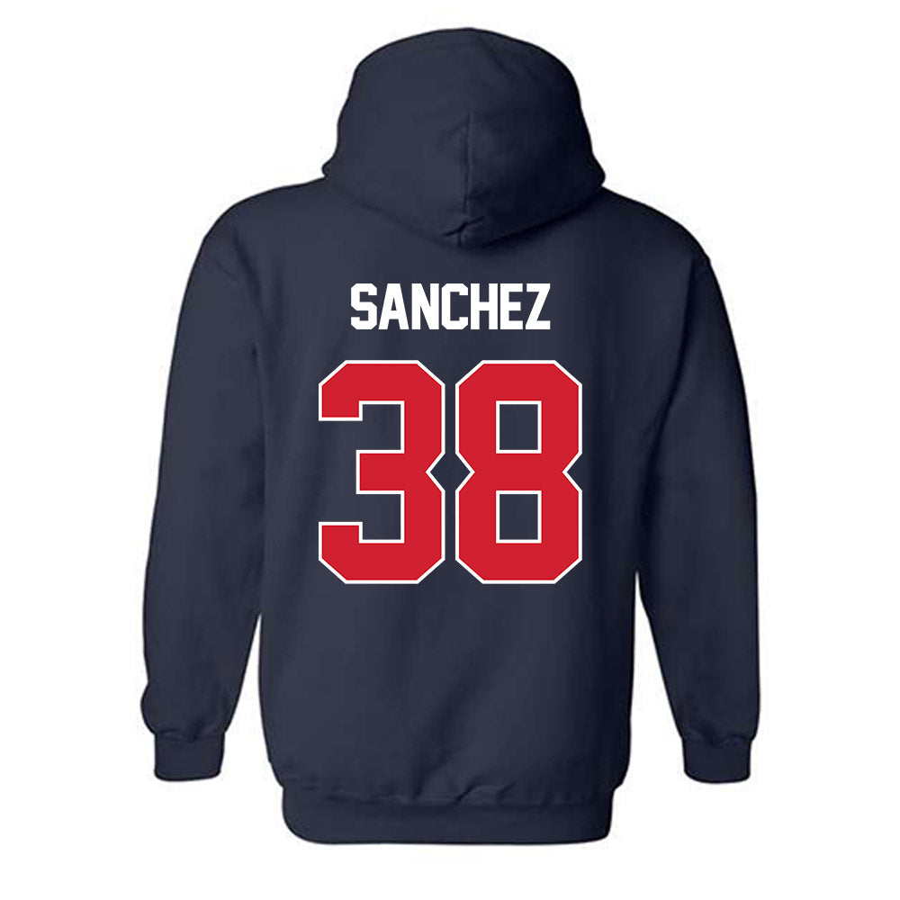 Gonzaga - NCAA Baseball : Ricardo Sanchez - Classic Shersey Hooded Sweatshirt-1