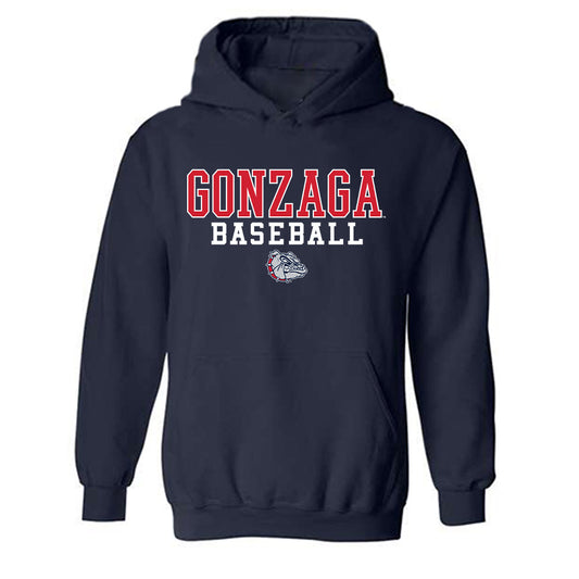 Gonzaga - NCAA Baseball : Quinn Hubbs - Classic Shersey Hooded Sweatshirt-0
