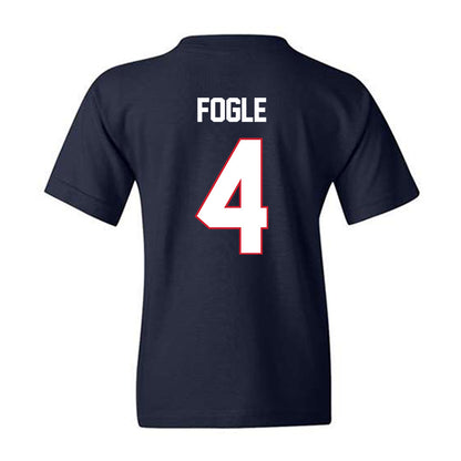 Gonzaga - NCAA Men's Basketball : Davis Fogle - Classic Shersey Youth T-Shirt-1