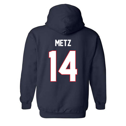 Gonzaga - NCAA Men's Basketball : Alonzo Metz - Classic Shersey Hooded Sweatshirt-1