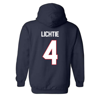Gonzaga - NCAA Women's Basketball : Sierra Lichtie - Classic Shersey Hooded Sweatshirt-1