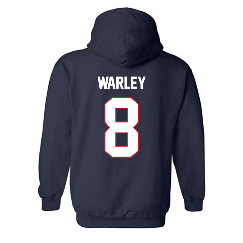 Gonzaga - NCAA Men's Basketball : Jalen Warley - Classic Shersey Hooded Sweatshirt-1