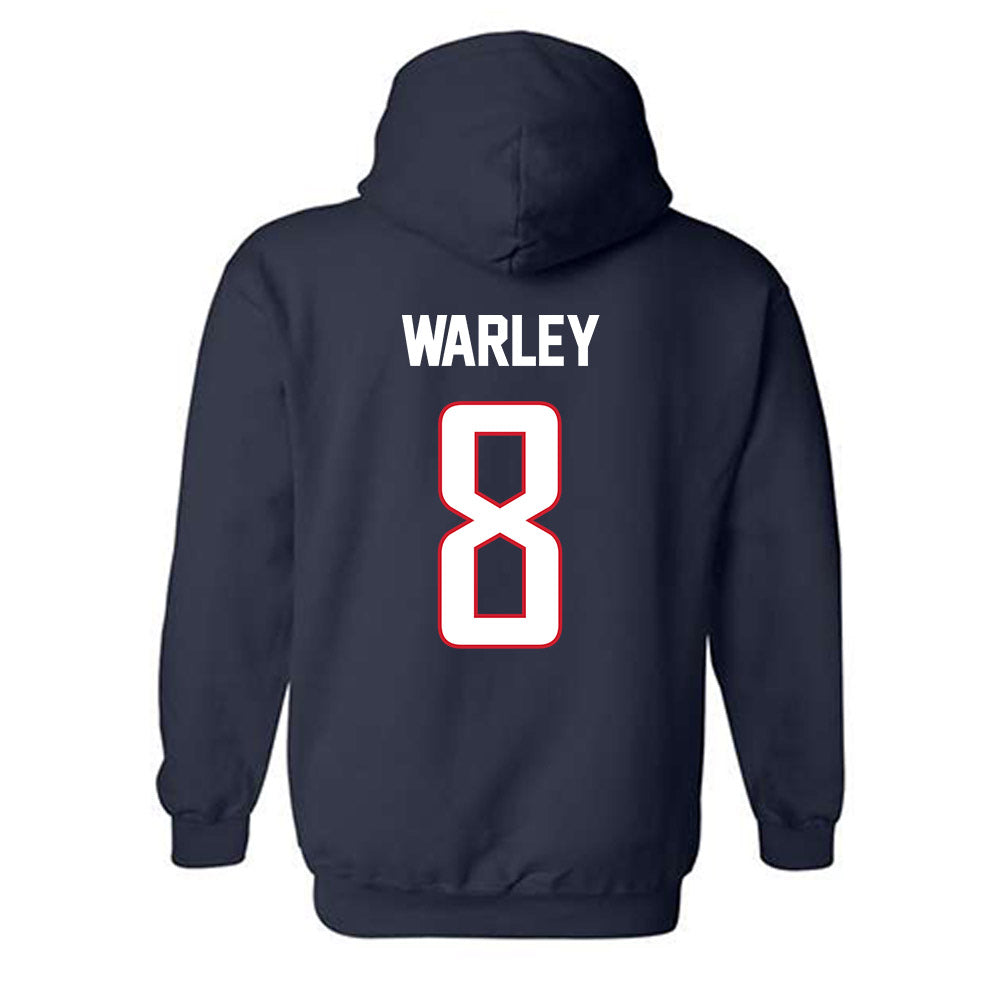 Gonzaga - NCAA Men's Basketball : Jalen Warley - Classic Shersey Hooded Sweatshirt-1