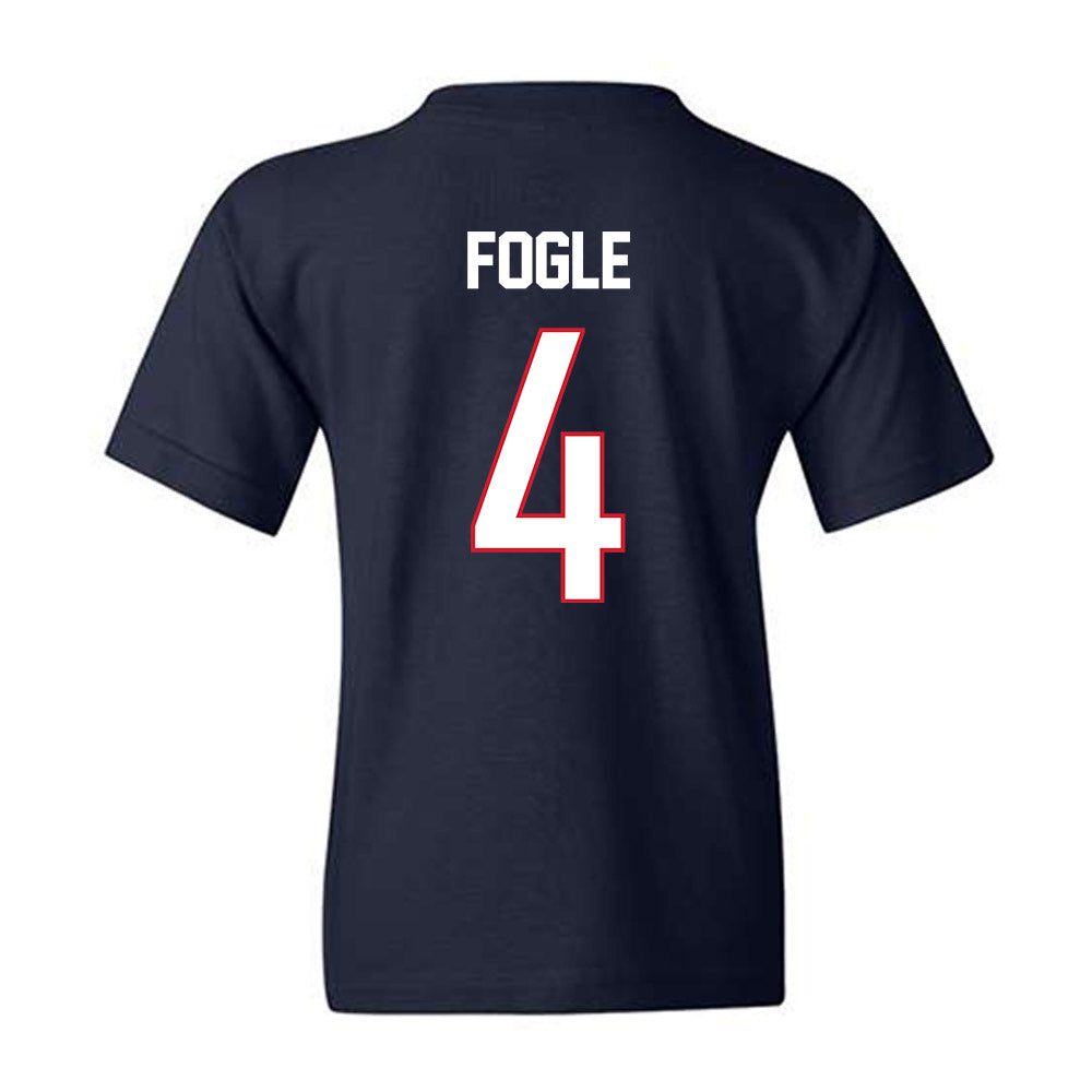 Gonzaga - NCAA Men's Basketball : Davis Fogle - Classic Shersey Youth T-Shirt-1