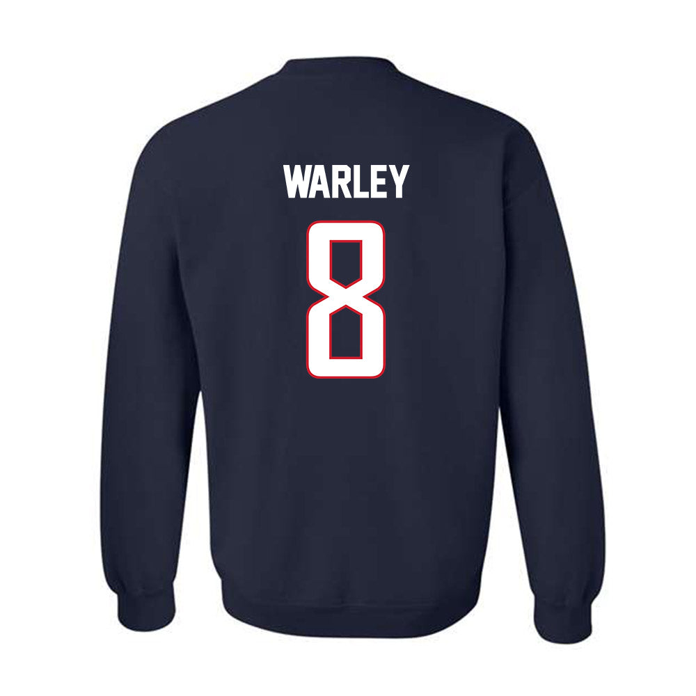 Gonzaga - NCAA Men's Basketball : Jalen Warley - Classic Shersey Crewneck Sweatshirt-1