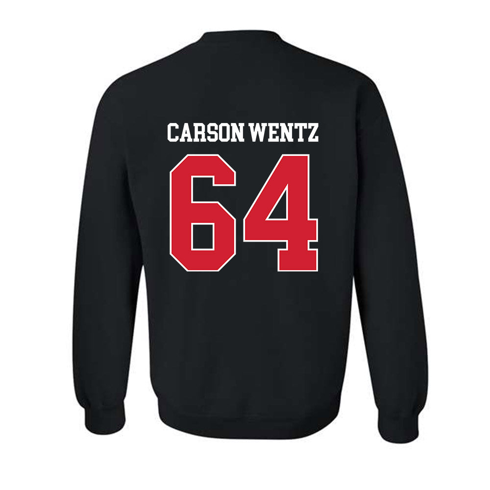 Houston - NCAA Football : Jackson Carson Wentz - Classic Shersey Crewneck Sweatshirt-1