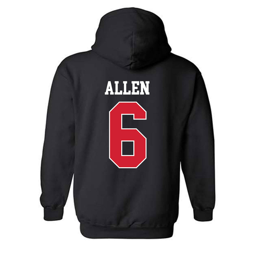 Houston - NCAA Football : Jordan Allen - Classic Shersey Hooded Sweatshirt-1