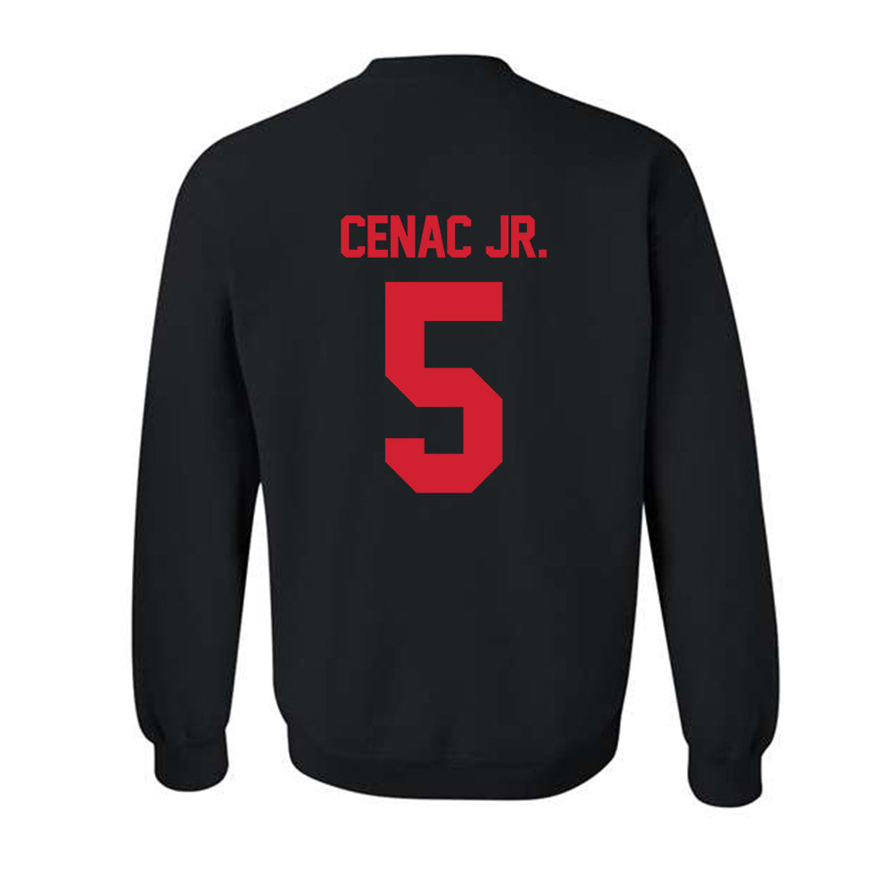 Houston - NCAA Men's Basketball : Chris Cenac Jr. - Classic Shersey Crewneck Sweatshirt-1