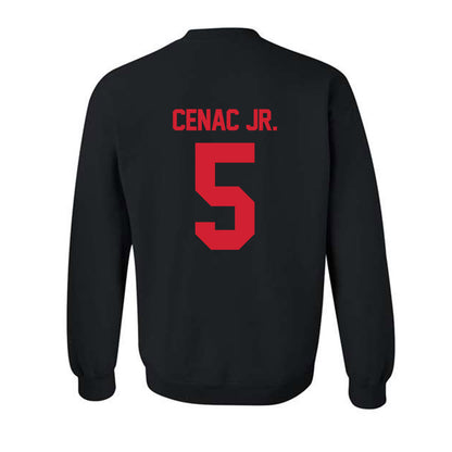 Houston - NCAA Men's Basketball : Chris Cenac Jr. - Classic Shersey Crewneck Sweatshirt-1