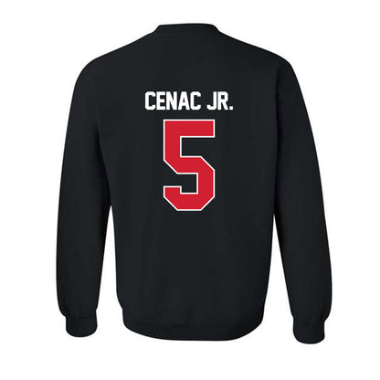 Houston - NCAA Men's Basketball : Chris Cenac Jr. - Classic Shersey Crewneck Sweatshirt-1
