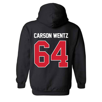 Houston - NCAA Football : Jackson Carson Wentz - Classic Shersey Hooded Sweatshirt-1