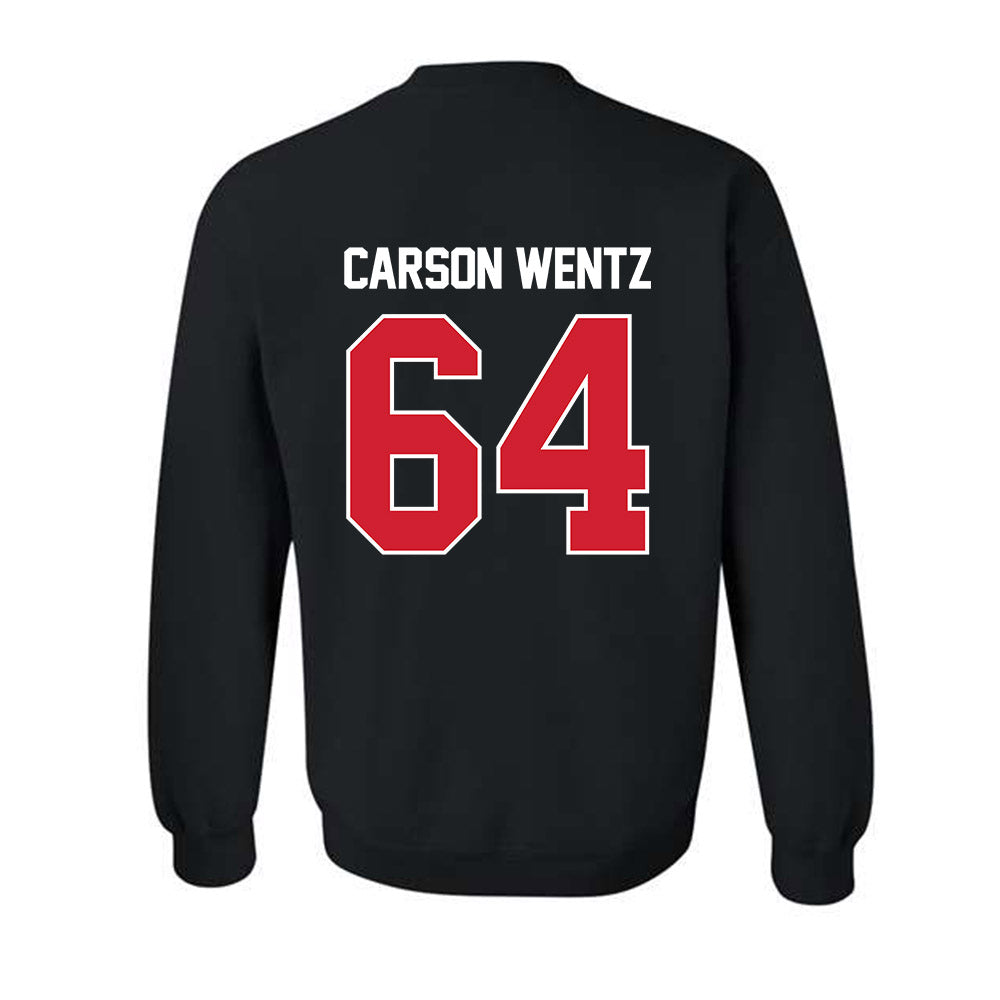 Houston - NCAA Football : Jackson Carson Wentz - Classic Shersey Crewneck Sweatshirt-1