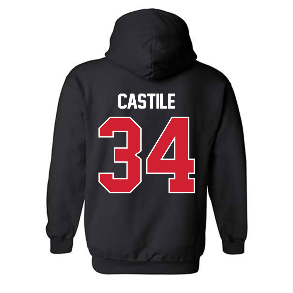 Houston - NCAA Football : Bryson Castile - Classic Shersey Hooded Sweatshirt-1