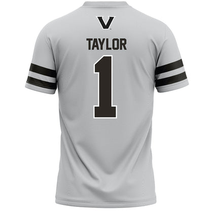 Vanderbilt - NCAA Women's Lacrosse : Francie Taylor - Grey Lacrosse Jersey -1