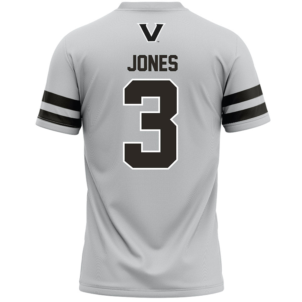 Vanderbilt - NCAA Women's Lacrosse : Chloe Jones - Grey Lacrosse Jersey -1