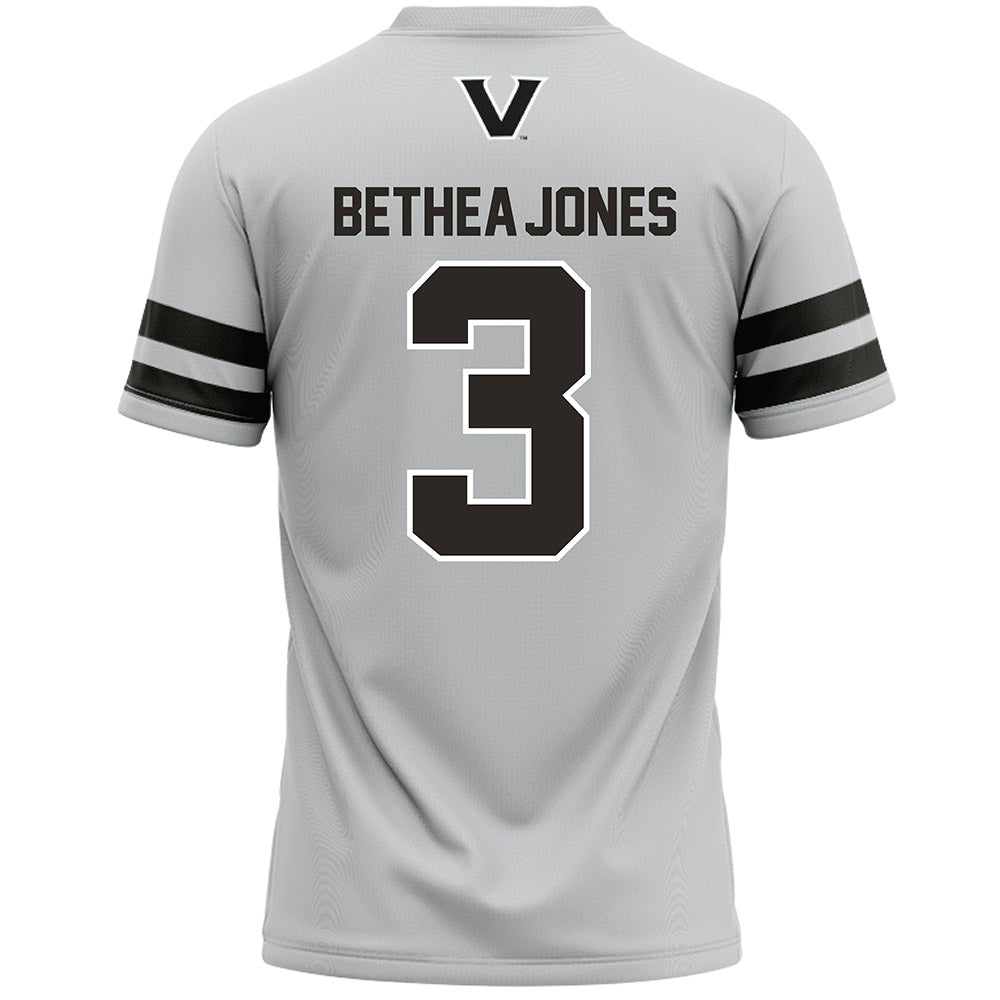 Vanderbilt - NCAA Women's Lacrosse : Chloe Bethea-Jones - Grey Lacrosse Jersey -1