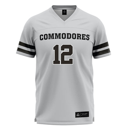 Vanderbilt - NCAA Women's Lacrosse : Amiyah Turner - Grey Lacrosse Jersey -0