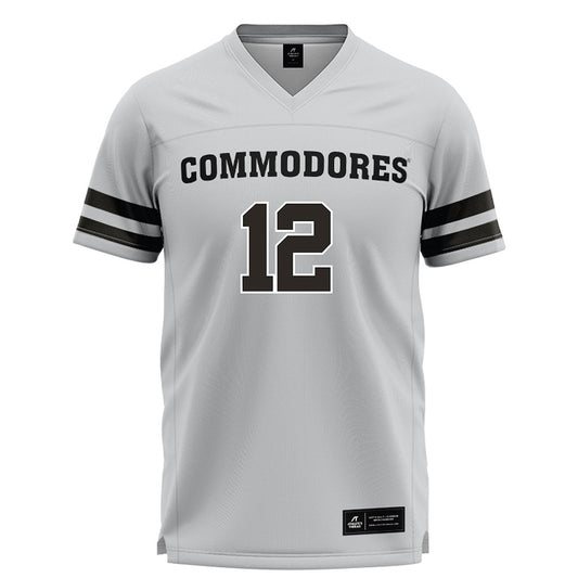 Vanderbilt - NCAA Women's Lacrosse : Amiyah Turner - Grey Lacrosse Jersey -0