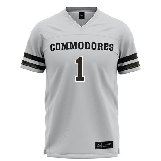 Vanderbilt - NCAA Women's Lacrosse : Francie Taylor - Grey Lacrosse Jersey -0