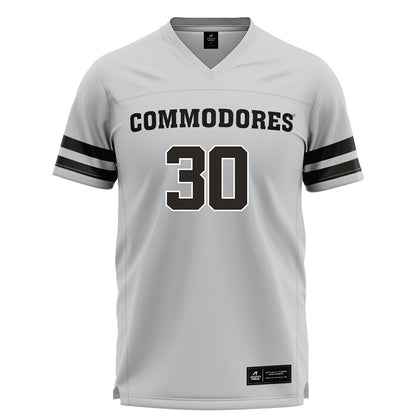 Vanderbilt - NCAA Women's Lacrosse : Emme Martin - Grey Lacrosse Jersey -0