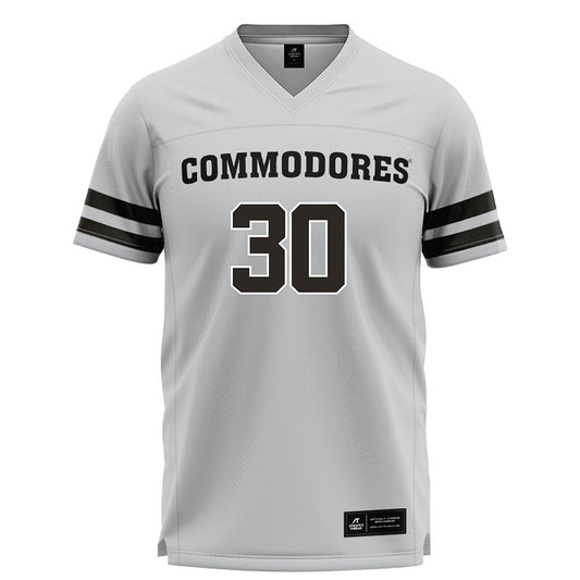 Vanderbilt - NCAA Women's Lacrosse : Emme Martin - Grey Lacrosse Jersey -0