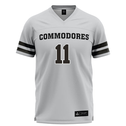 Vanderbilt - NCAA Women's Lacrosse : Cora Betten - Grey Lacrosse Jersey -0