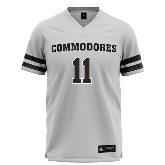 Vanderbilt - NCAA Women's Lacrosse : Cora Betten - Grey Lacrosse Jersey -0