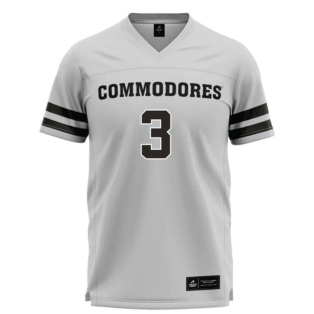 Vanderbilt - NCAA Women's Lacrosse : Chloe Jones - Grey Lacrosse Jersey -0