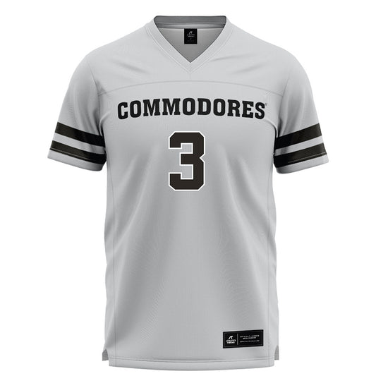 Vanderbilt - NCAA Women's Lacrosse : Chloe Jones - Grey Lacrosse Jersey -0