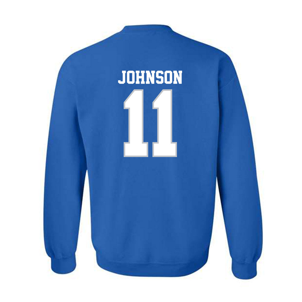 MTSU - NCAA Football : James Johnson - Generic Shersey Crewneck Sweatshirt-1