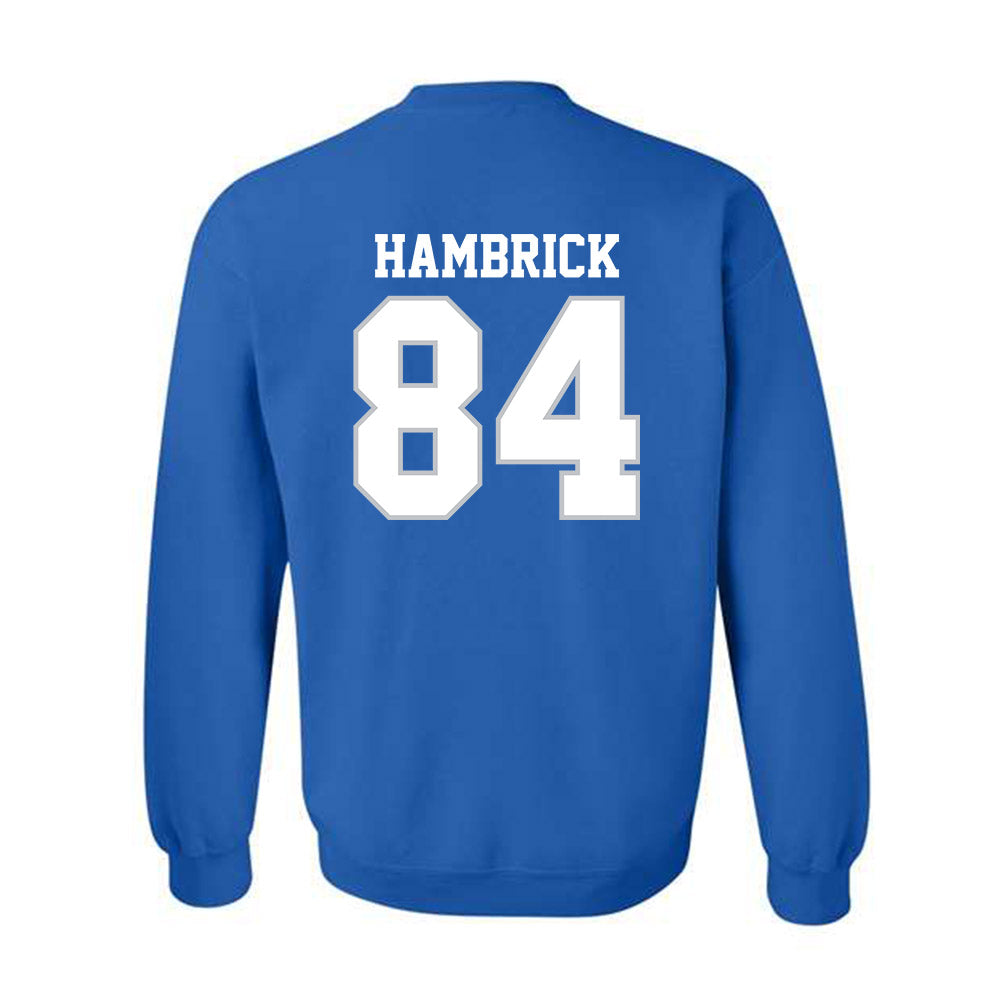 MTSU - NCAA Football : Jadin Hambrick - Generic Shersey Crewneck Sweatshirt-1