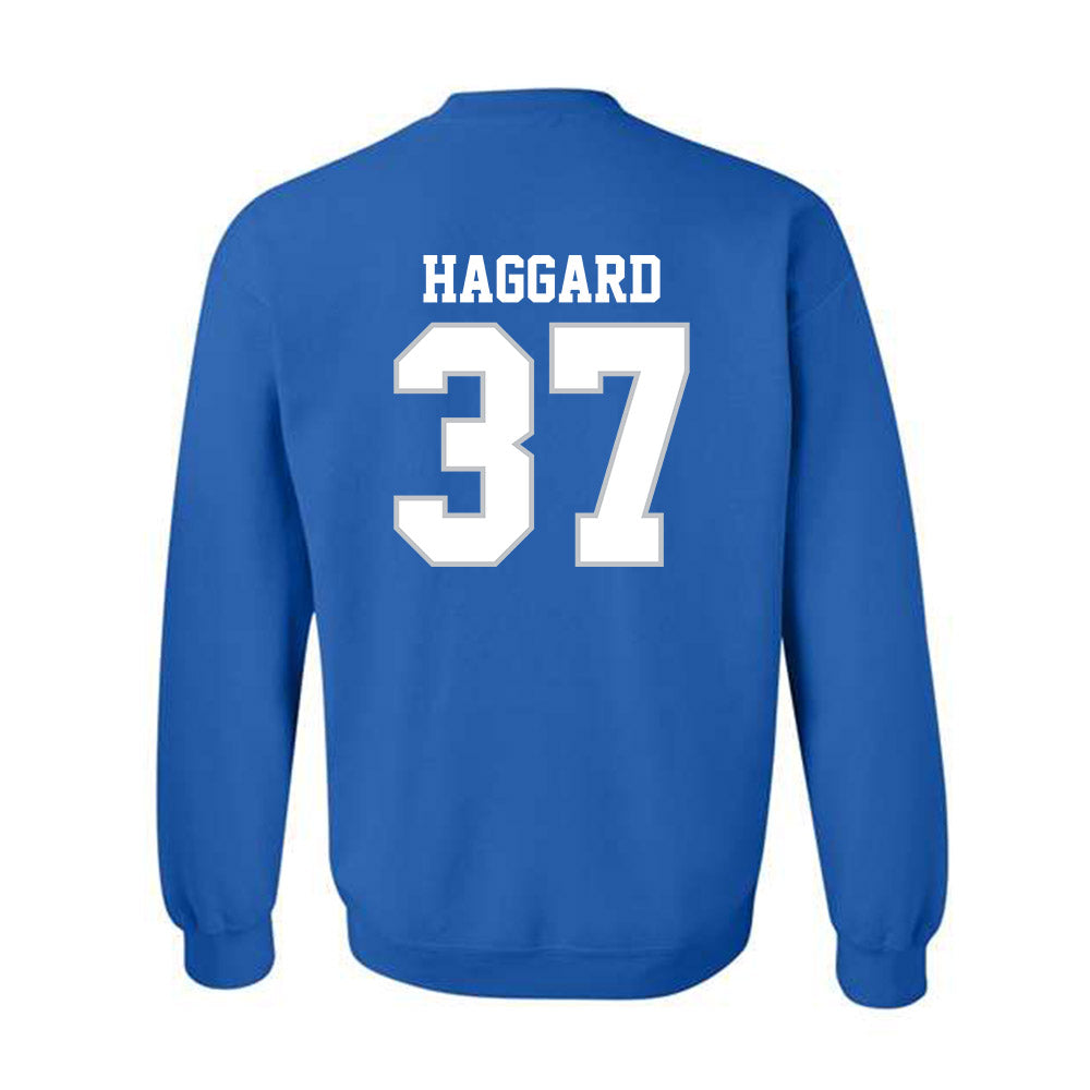 MTSU - NCAA Football : Justis Haggard - Generic Shersey Crewneck Sweatshirt-1