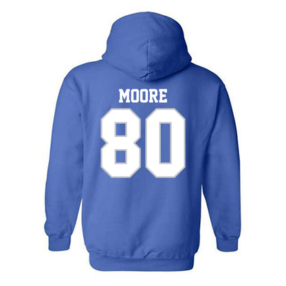 MTSU - NCAA Football : Zaidyn Moore - Generic Shersey Hooded Sweatshirt-1