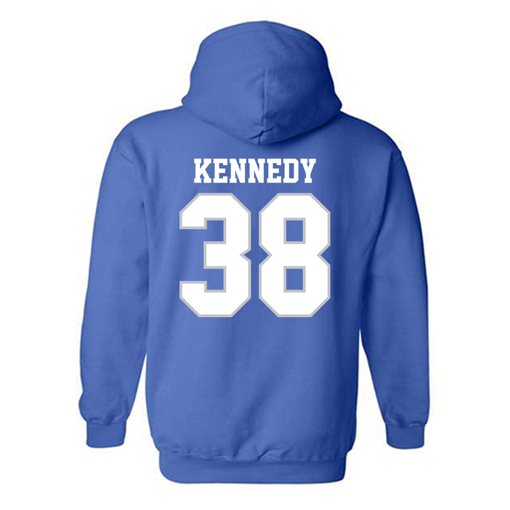 MTSU - NCAA Football : Locke Kennedy - Generic Shersey Hooded Sweatshirt-1