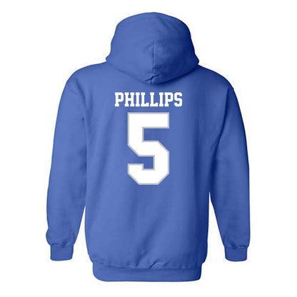MTSU - NCAA Women's Soccer : Hailey Phillips - Generic Shersey Hooded Sweatshirt-1